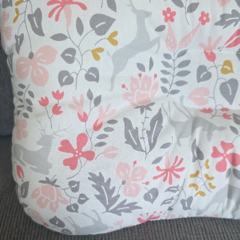 WelLifes Baby Head And Neck Support Pillow In Bambi Pink, NWT, Organic Cotton